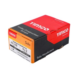 Solo Woodscrew PZ2 CSK-ZYP 4.5x50mm (200)