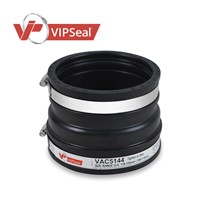 VAR Adaptor Couplings

VIPSeal® VAR adaptor couplings incorporate an extra wide tension band at one end to allow a secure connection from clay pipe to structured, twin wall or ribbed plastic pipe.

Adaptor coupling applications:

Connect pipes with a significantly different outside diameter
Connect lateral to unadopted sewers
Connect pipes to prefabricated structures: manholes, inspection chambers, septic tanks
Connect clay pipes to structured, twin wall, and ribbed plastic pipes
